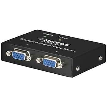 BLACK BOX AC650A-2 VGAビデオスプリッタ 入力1/出力2 Amazon.co.jp: Black Box 2チャンネルコンパクトVGAビデオ